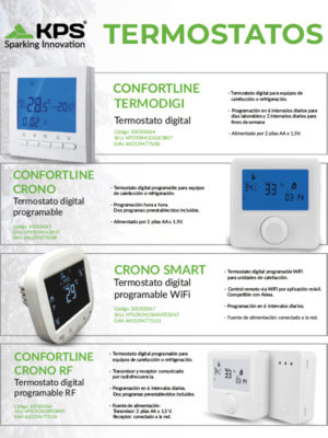 KPS Termostatos Digitales Foto - ENRIQUE ALBIACH REPRESENTACIONES